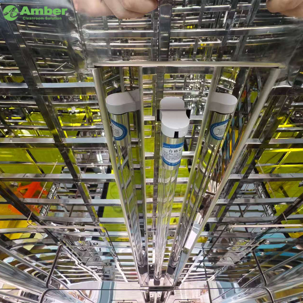 Sauberer Raum VHP Sterile Passbox mit Xenon UV -Licht