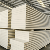 Thermische Akustikisolierung PU -Kernmaterial Stahlplatte Sandwichwand