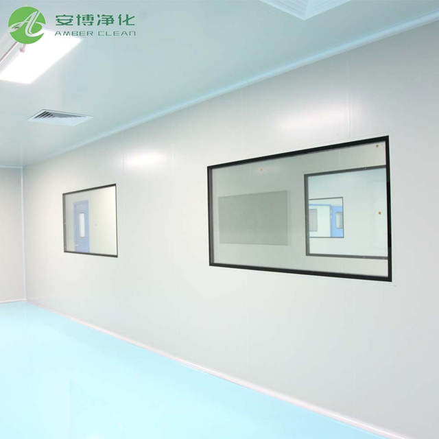 Doppelschicht -Schalldämmung Reinraum Glass Viewing Panel für Biosicherheit Labor