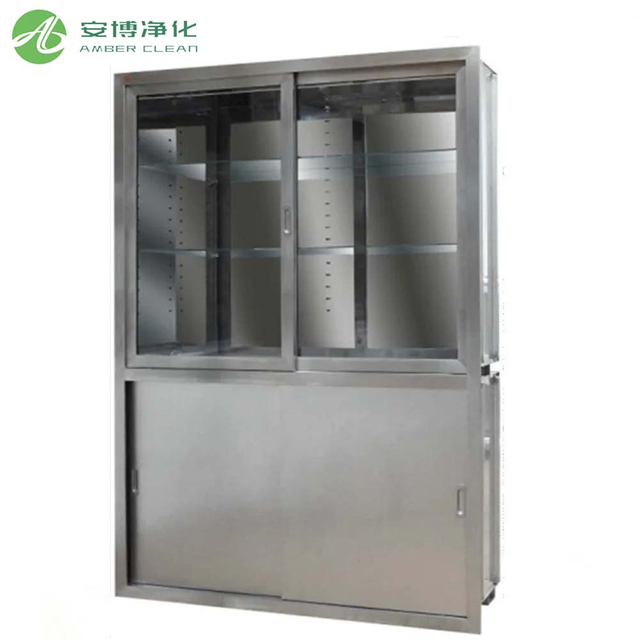 Geräteschrank aus Edelstahl für den Reinraum