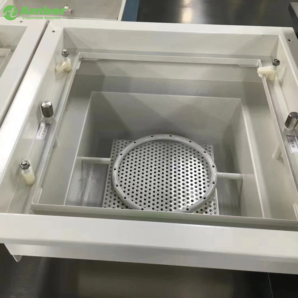 Amber Zero Leckage U15 Filter Flüssigdichtung Hepa -Box für GMP -Reinraum