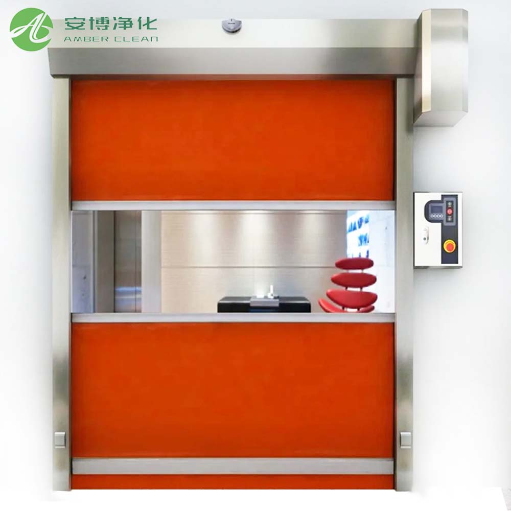 Benutzerdefinierte Farbfernbedienung Doppelspurfeuer Rolling Door