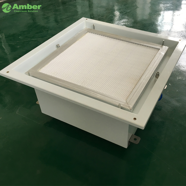 Amber Zero Leckage U15 Filter Flüssigdichtung Hepa -Box für GMP -Reinraum